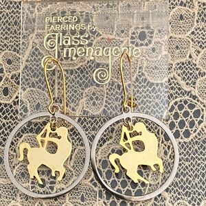 Bundle 3 for 50% off 1970s Deadstock Sagittarius Astrology Lightweight Earrings